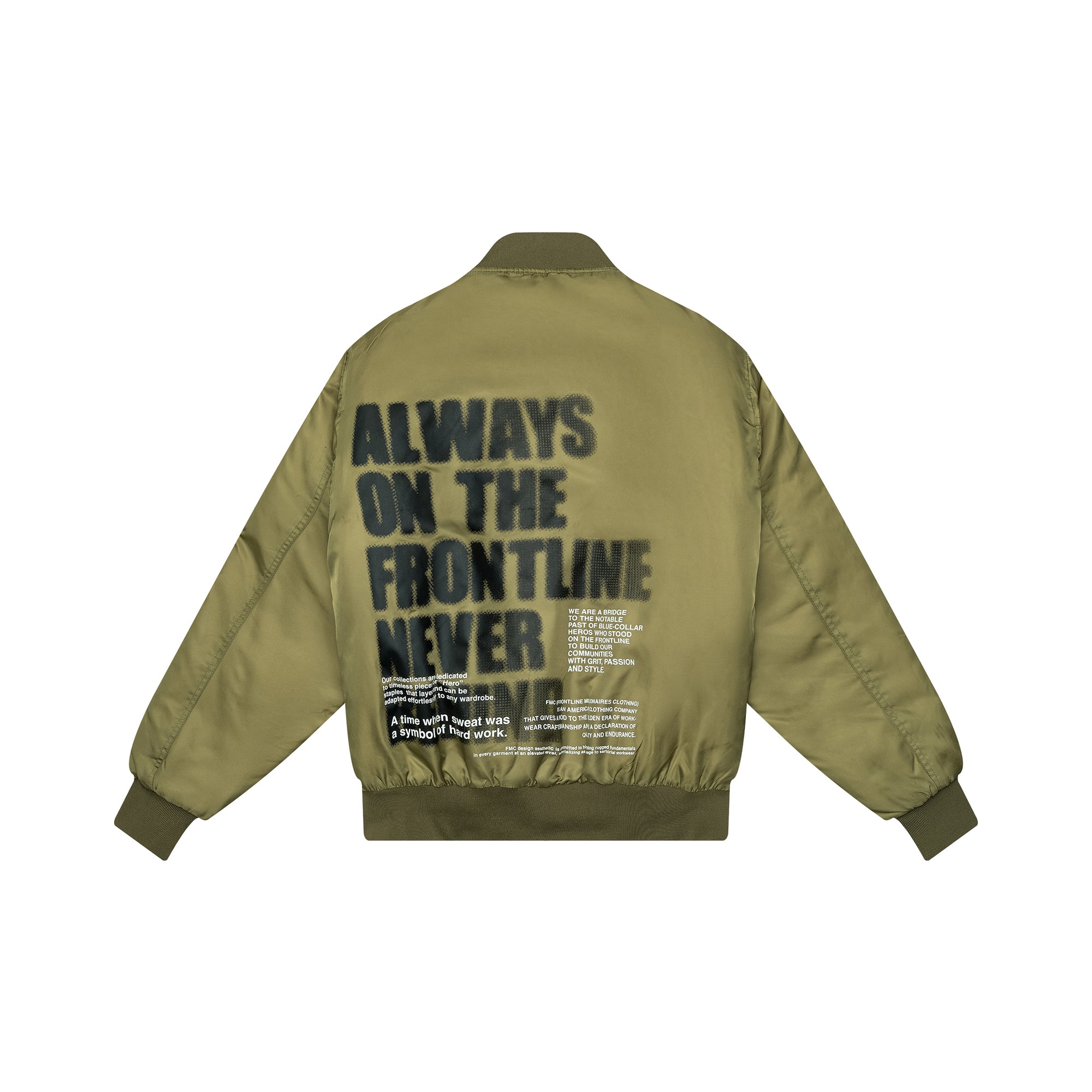 Take off flight jacket