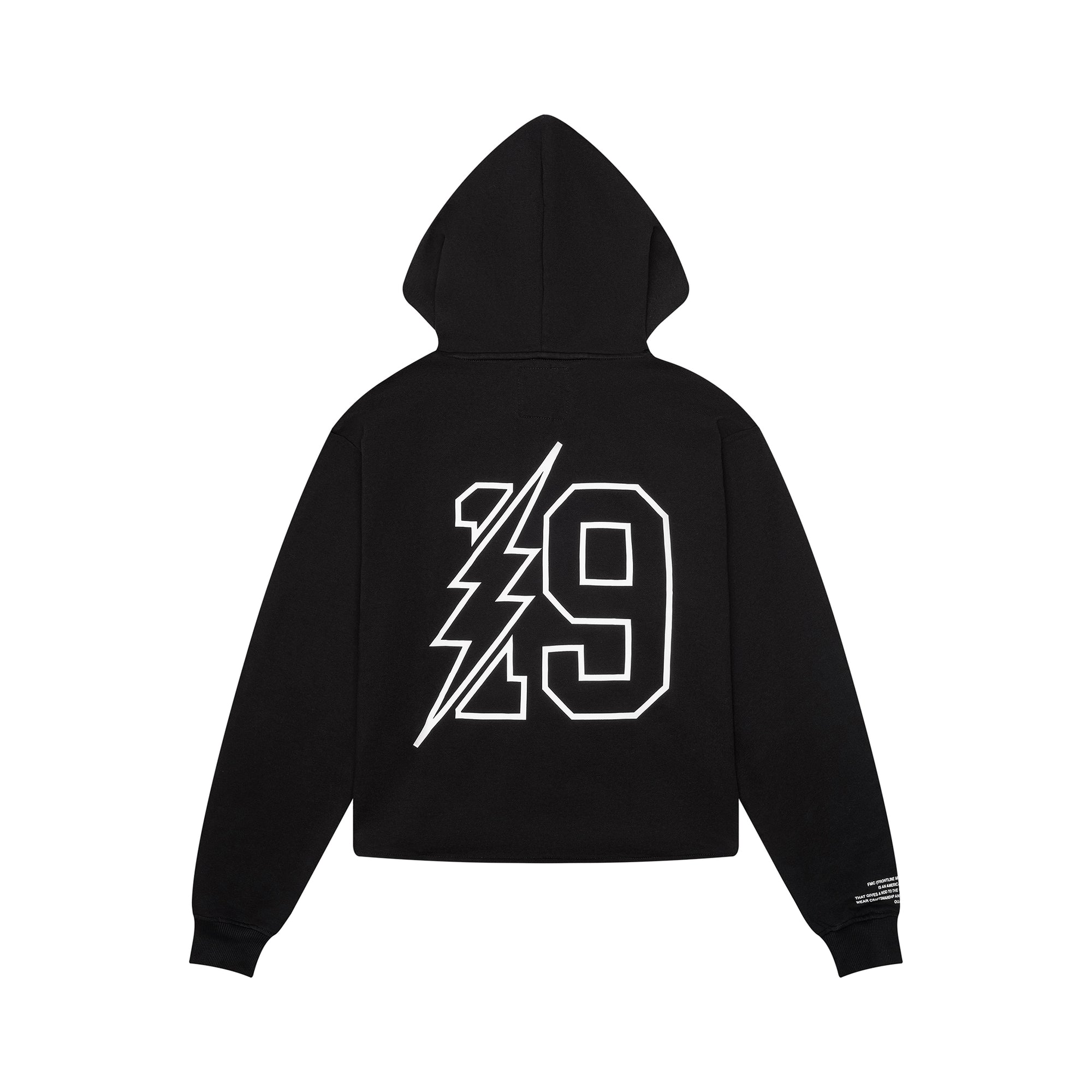 Established cropped hoodie