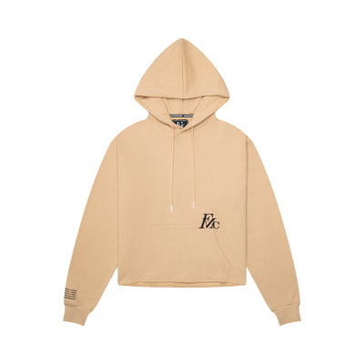Established cropped hoodie