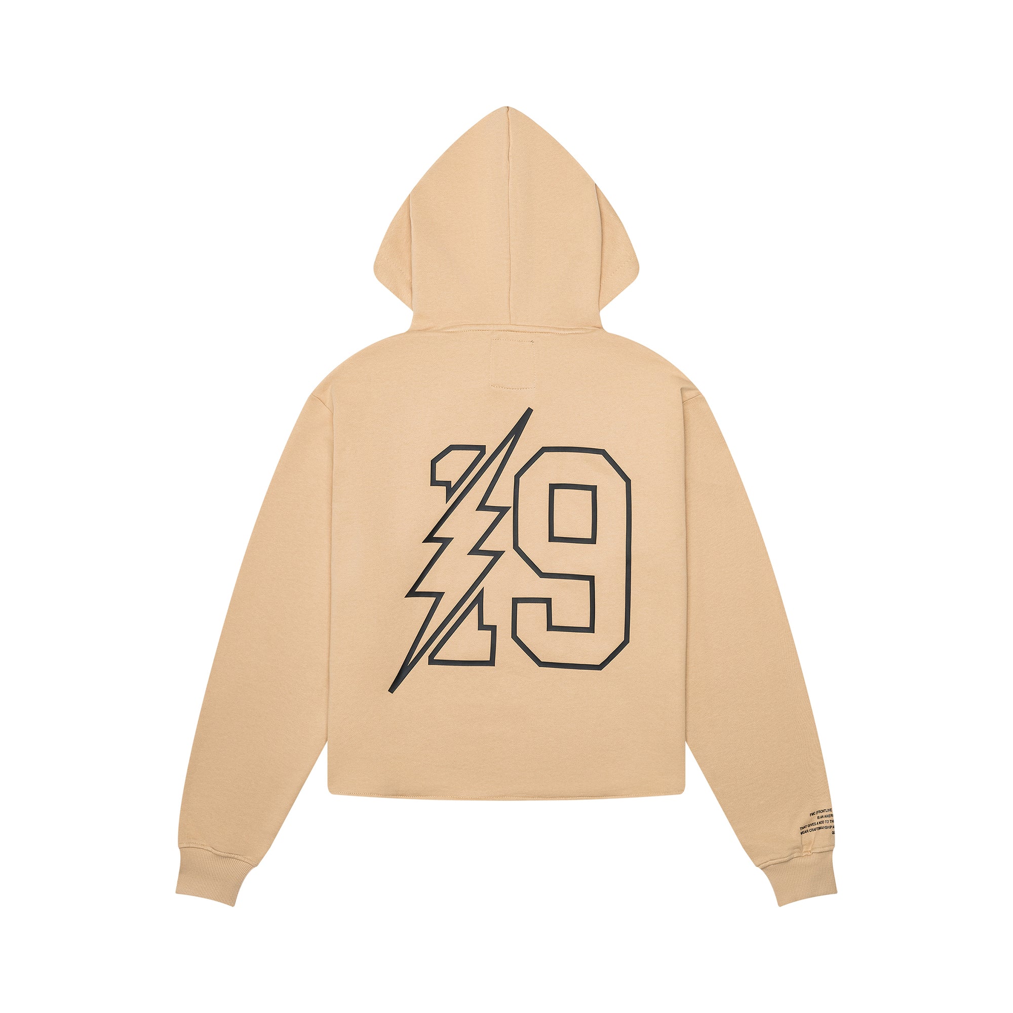 Established cropped hoodie